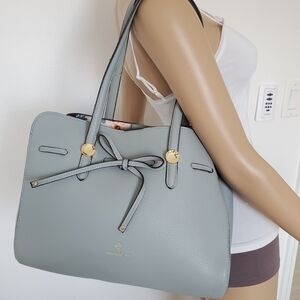 Leather Tote Light Blue Handbag from Nanette Lepore